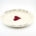Oval Platter Large Heart & Words Red