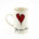 Mug D Heart & Words Red