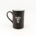 Mug D Black Clay / White Gloss "Koffietjie"