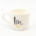 Mug C White Gloss - Love Gold Heart