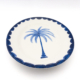 Giant Oval with Palm - Dark Blue